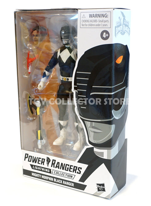 Power Rangers Lightning Collection Mighty Morphin Black Ranger 6-Inch Action Figure